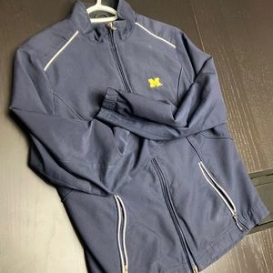Officially licensed Michigan women’s jacket navy blue